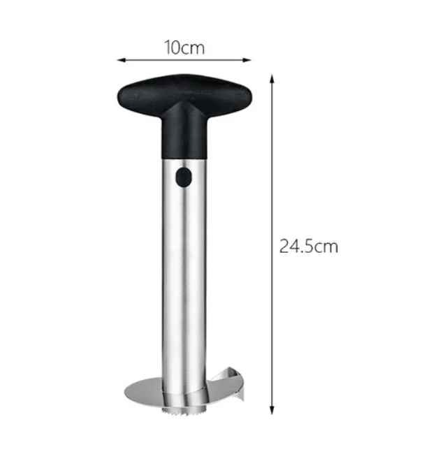 Кухонный инструмент Amazon с острыми лезвиями резак для фруктов из нержавеющей стали удаления сердцевины ананаса Овощечистка слайсер быстрой резки