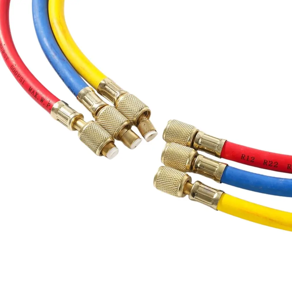 CLAUTOOL Auto air conditioning fluoride pipe high pressure explosion-proof long refrigerant filling A/C Charging Hose Set