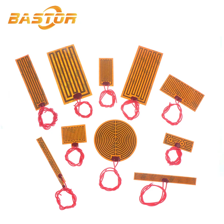 5v 12v 3d принтер Электрический гибкий kapton Полиимид нагревательный