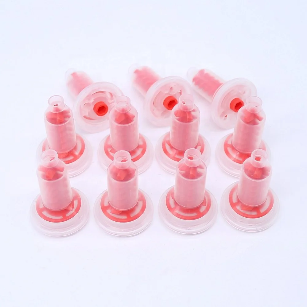 Dental supplies red 5:1 for for Penta Mix machine Agitator dynamic mixing tube stirring stirring mixing machine