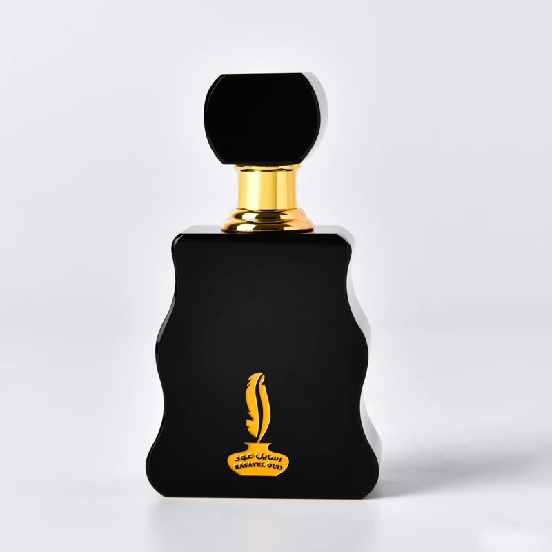 Customize Your Logo 3ml Empty Packing Bottle Black Luxury Glass Perfume Bottle