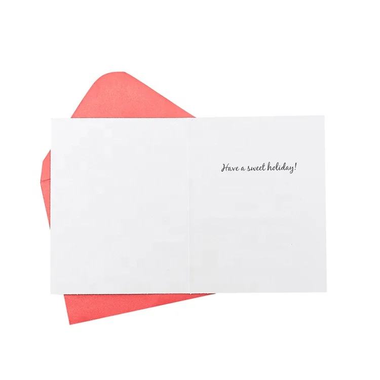 Sweet Holiday Handmade Paper Cards, New Designed Boxed Warmest Christmas Greeting Cards