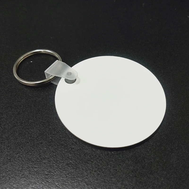 Sublimation wooden key holder double sided keychain blanks