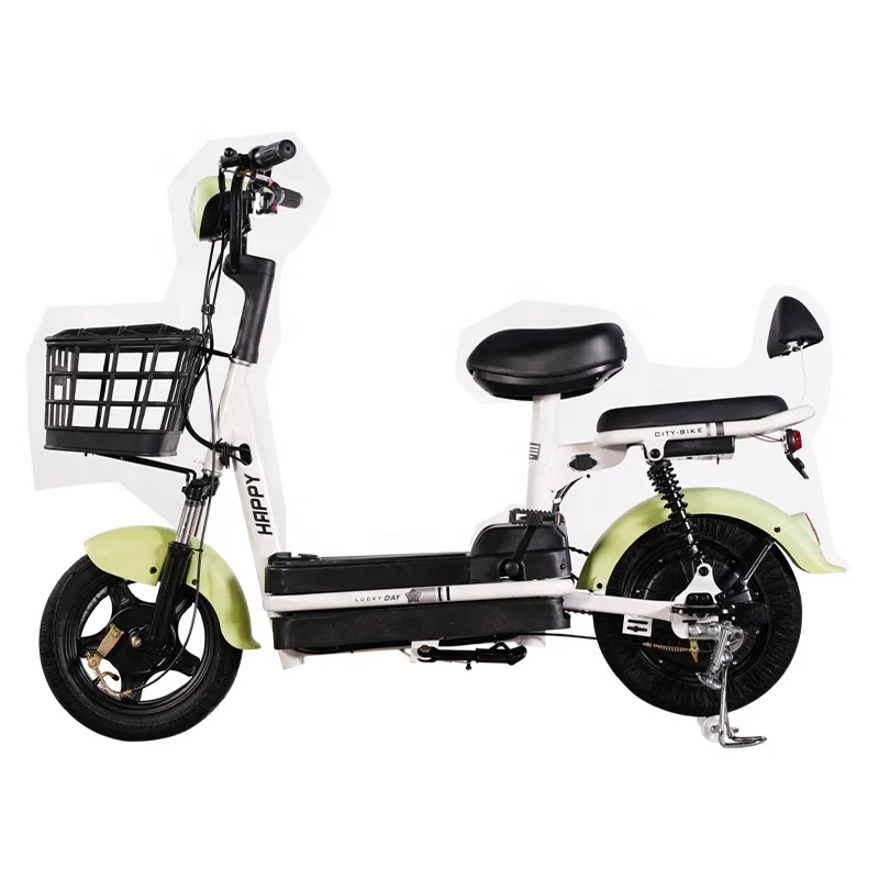 Hot Selling 48v 350w 12ah Large Capacity Lead Acid Battery Waterproof 14inch Electric City Bike