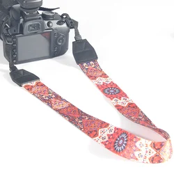 Custom Personalized DSLR Fashion Adjustable Shoulder Neck Polyester Camera Strap