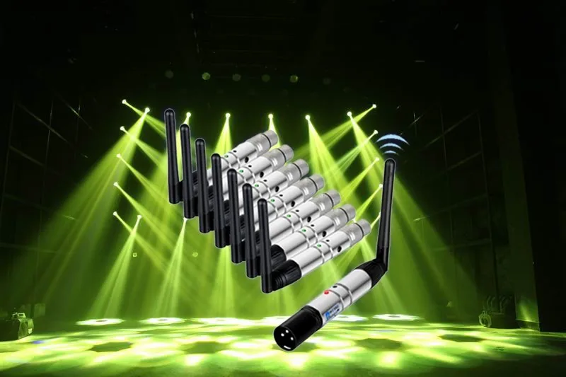 Беспроводной 2 4G DMX512 передатчик приемник DMX Dj контроллер для сцены и DJ бар освещения беспроводной
