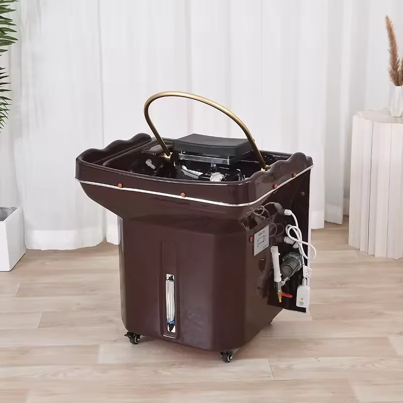 Salon Hair Washing Bed Accessories Mobile Shampoo Chair Basin Portable Shampoo Basin Hair Washing bed head spa