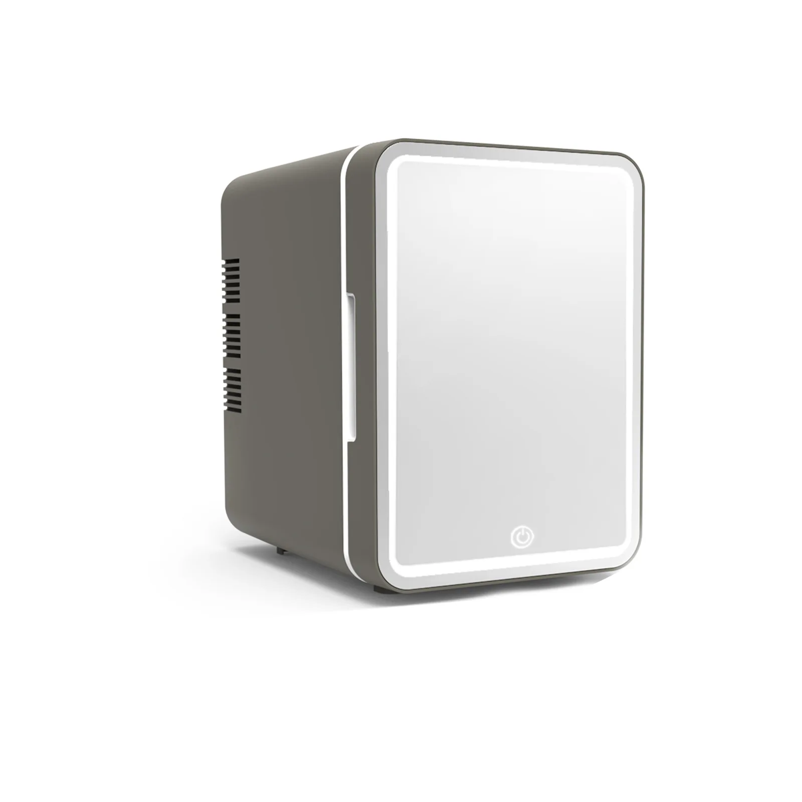 Custom Portable4L 6L Mini Small Cosmetic Refrigerator Beauty Skin Care Makeup Mirror 12v Fridge Pink With Led Light For Bedroom