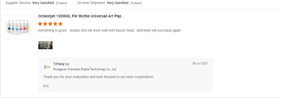 Ocbestjet 6 Colors L805 Art Paper Ink For EPS P50 T50 L100 L110 L200 L210 L355 L800 L805 L810 L1800 Printers