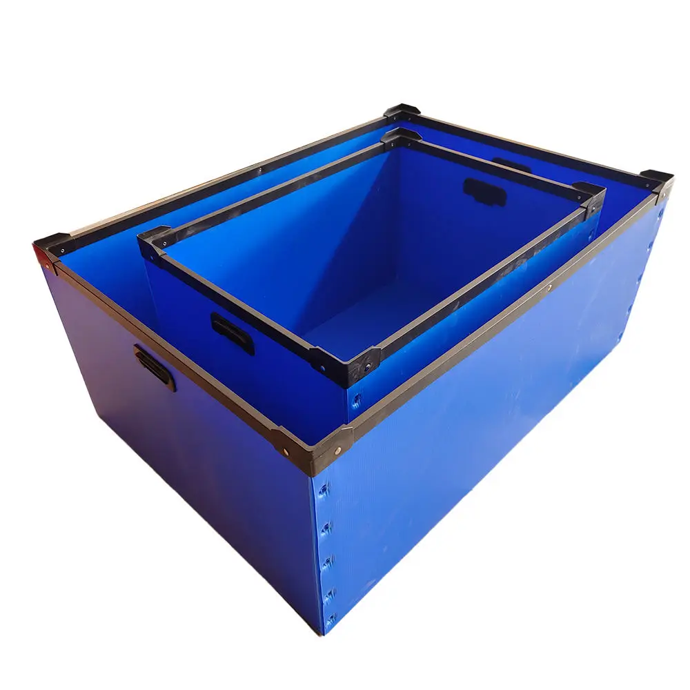 PP corrugated plastic box polypropylene hollow plastic sheet crates corrugated storage box