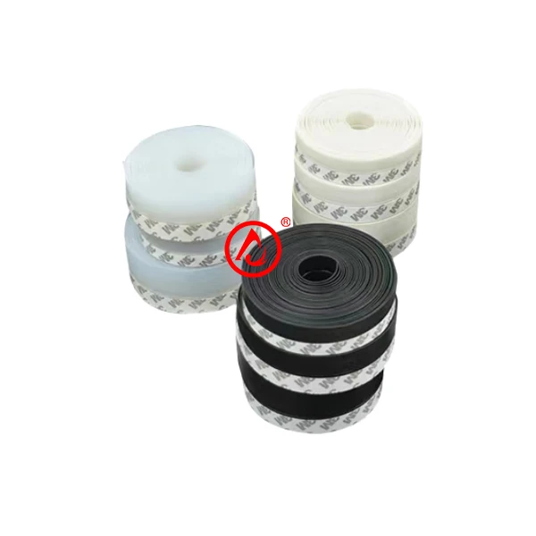 Self Adhesive Silicone Door Bottom Rubber Seal Weather Stripping Draught Excluder Strip (1600601137322)