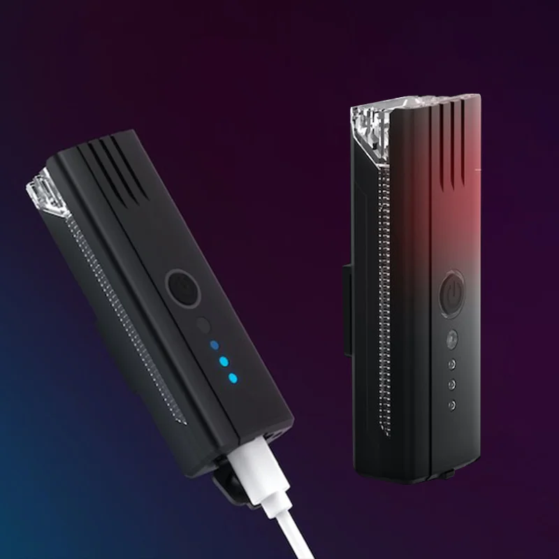 2022 High power 1000lumen USB Rechargeable Waterproof Aluminum Material 4 LED MODES bicycle lights with horn