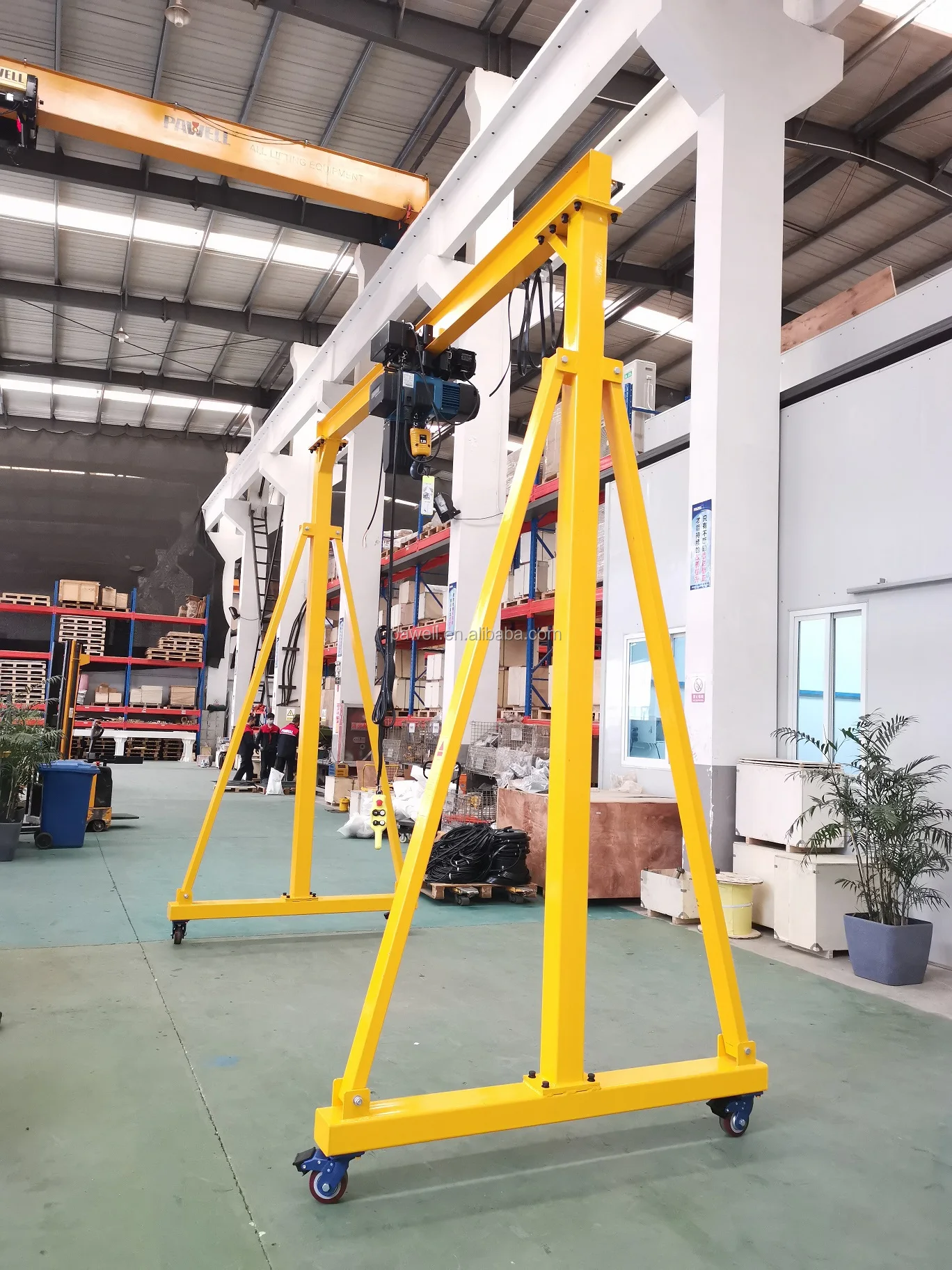 China  hot selling 1 to 5 ton Gantry Crane for Industrial Factory