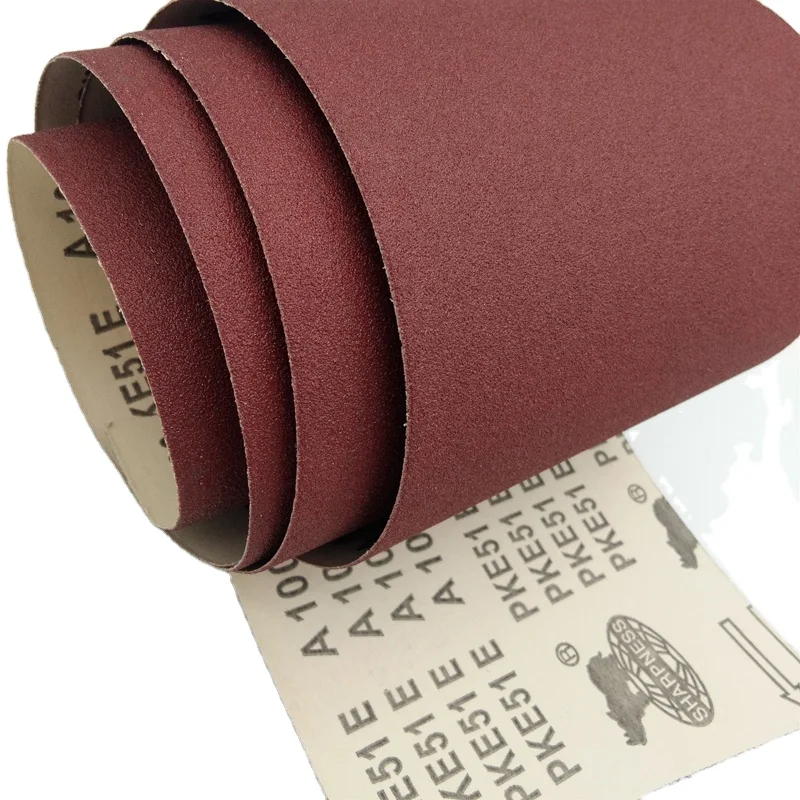 hot sale JB-5 hand torn soft emery cloth roll TJ113 crafts grinding sandpaper furniture polishing gauze ring sanding paper roll
