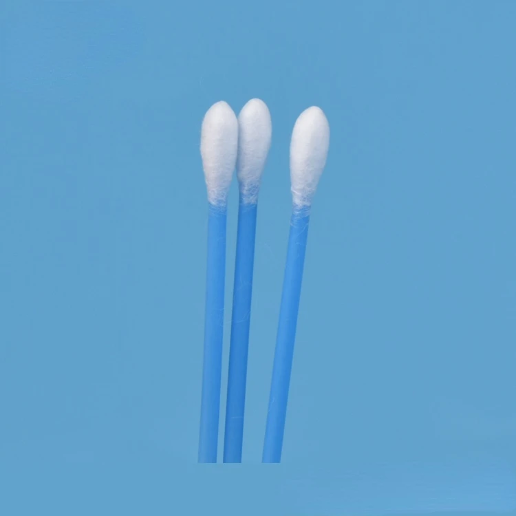 Makeup tools cleaning baby care first aid ,white sterile 100% natural cotton swabs plastic stick blue swab sticks cotton bud