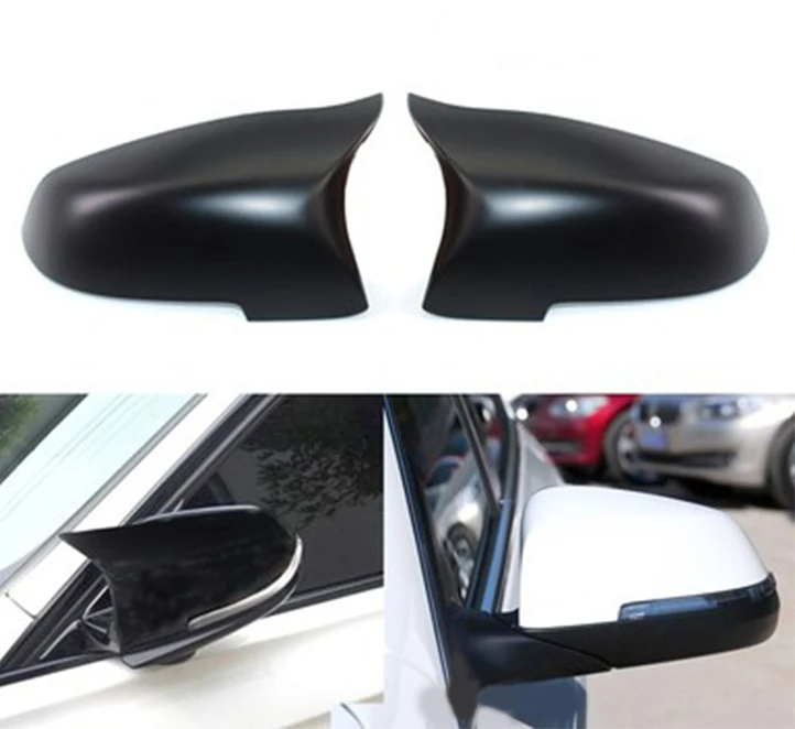 Best Selling  Mirror Cover Ox Horn Style For BMW 5 Series F10 2014 2015 2016