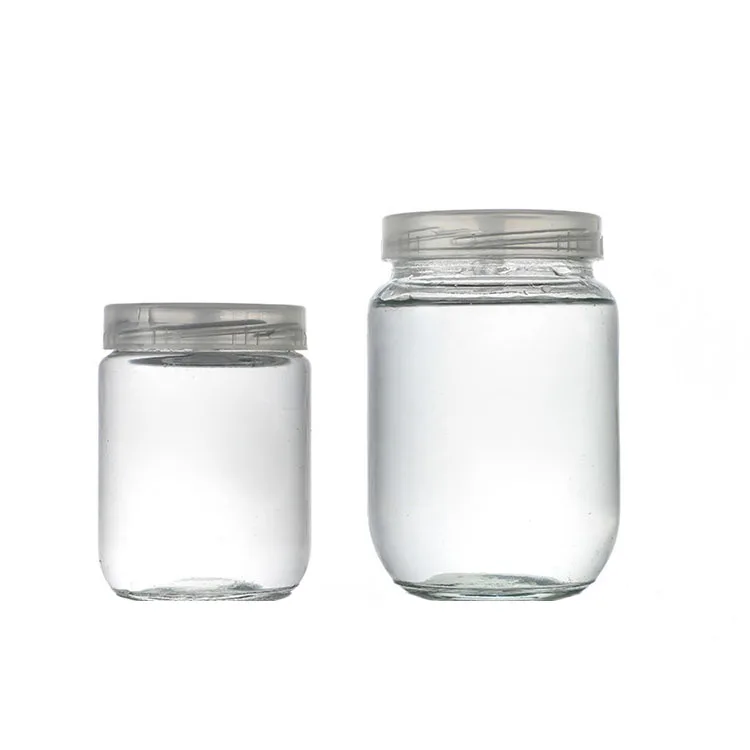 WHOLESALE Round 240 ml 350 ml 650ml Clear Tissue Culture Plant Glass Bottle with Plastic Cap