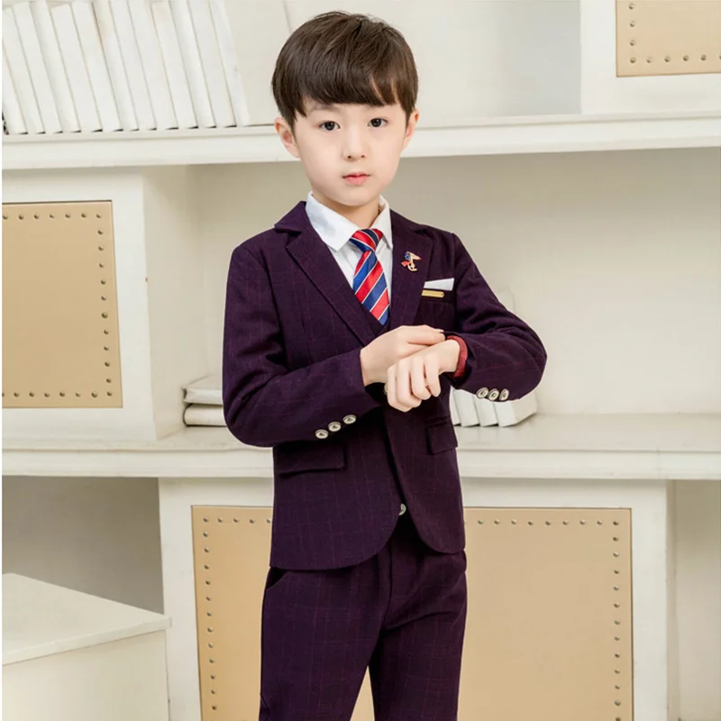 High quality Kid Boy Formal Wear Boys 3 Piece Suit with Vest and Pants