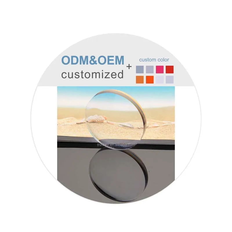 1.67 MR-7 ASP eyeglass cr-39 HMC Optical Lens