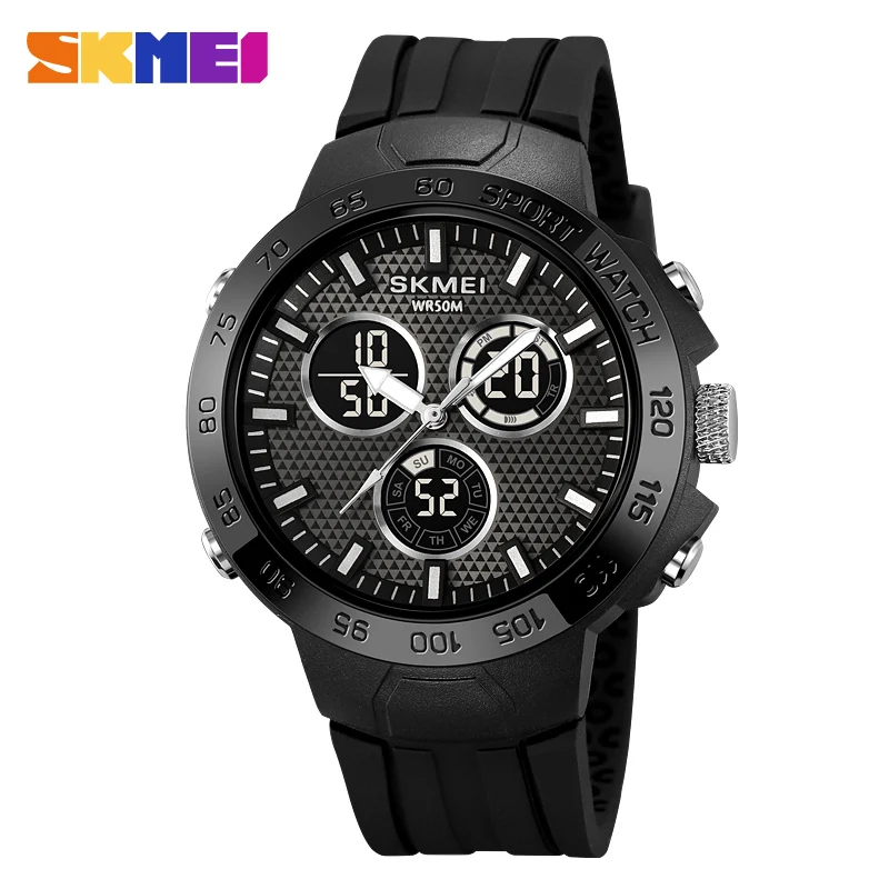 SKMEI 2106 Sport Style Outdoor Men Watch Camouflage PU Waterproof Wristwatches Casual Digital Clock  montre homme