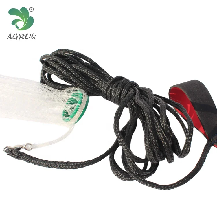 American Style Fishing Cast Net 1/2inch Mesh Size for Bait Shrimp Trap Fish Heavy Duty Sinkers Throw Net