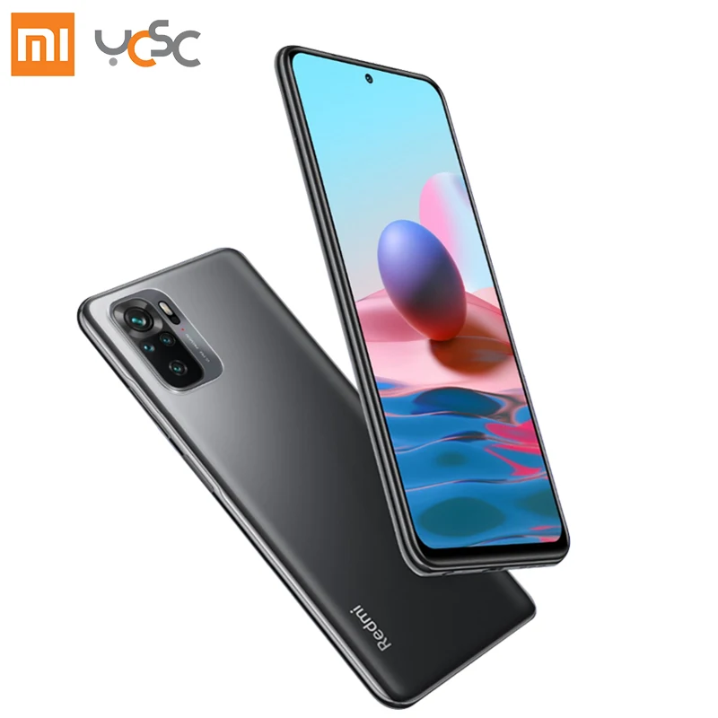Смартфон Xiaomi Redmi Note 10 с глобальной прошивкой Snapdragon 678 AMOLED дисплей четыре камеры 48 МП 33 Вт быстрая