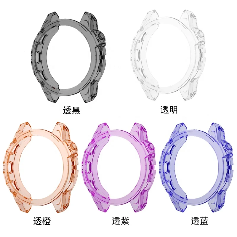 Smartwatch Protection Frame Shell For Garmin Fenix 7X Fenix 7 Fenix 7s Case Accessories TPU Plating Case Cover Protective Case