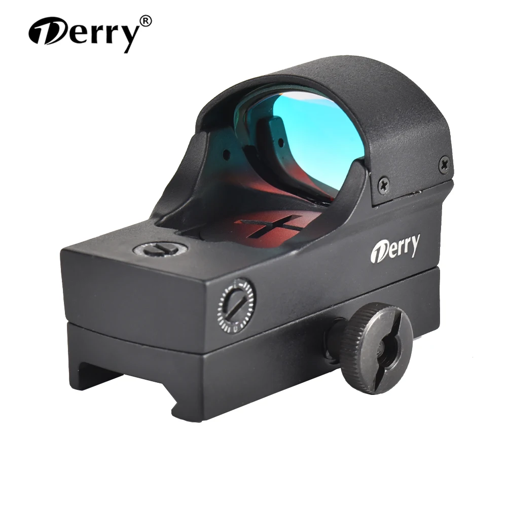 Derry Optics DE1311 Tactical Red Dot Sight  Red Sight Reflex Scope fit 20mm Rail Weaver For  Scopes