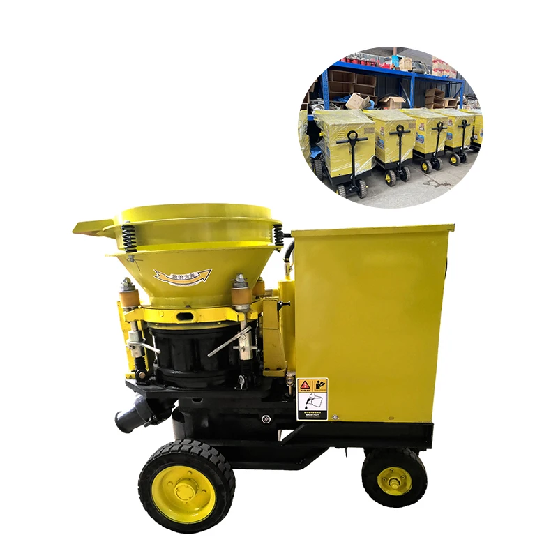 high quality electric motor refractory spz5 dry shotcrete machine for basement
