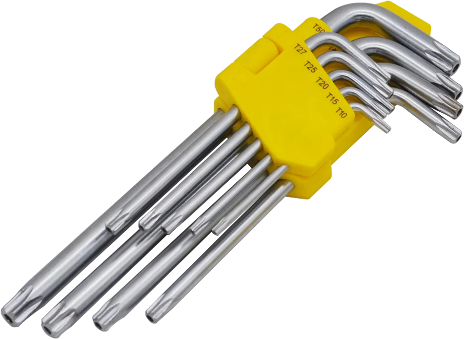 FLOURISH  high quality 9pcs short arm torx key hand tools&hex key&allen wrench