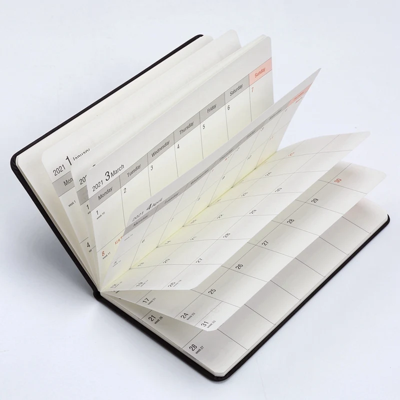 2024 planner A6 weekly  diary notebook small agenda Journal notes pocketbook calendar