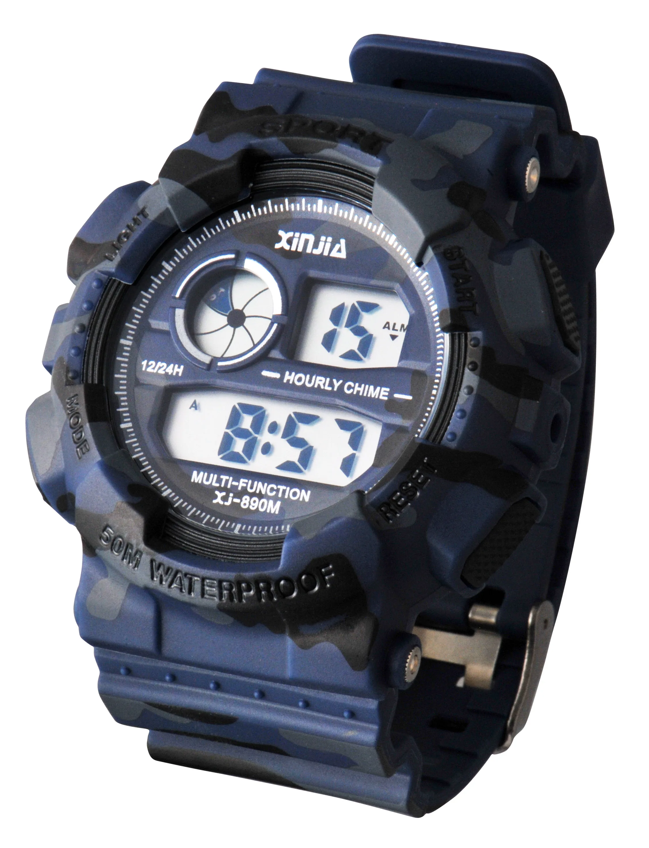 XINJIA Fashion Water Resistant 50M Digital Watch for Camouflage Color Watch Sport Digital Watch Relogio g Shock