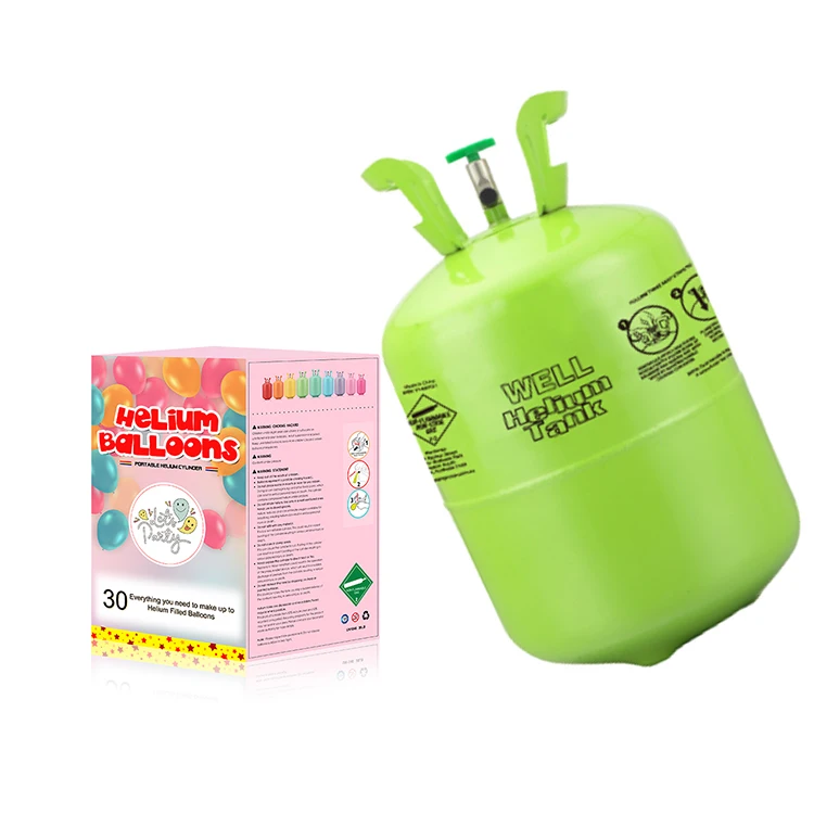 2020 7.1L Custom helium gas cylinder price balloon helium with gas empty bottle filled helium gas