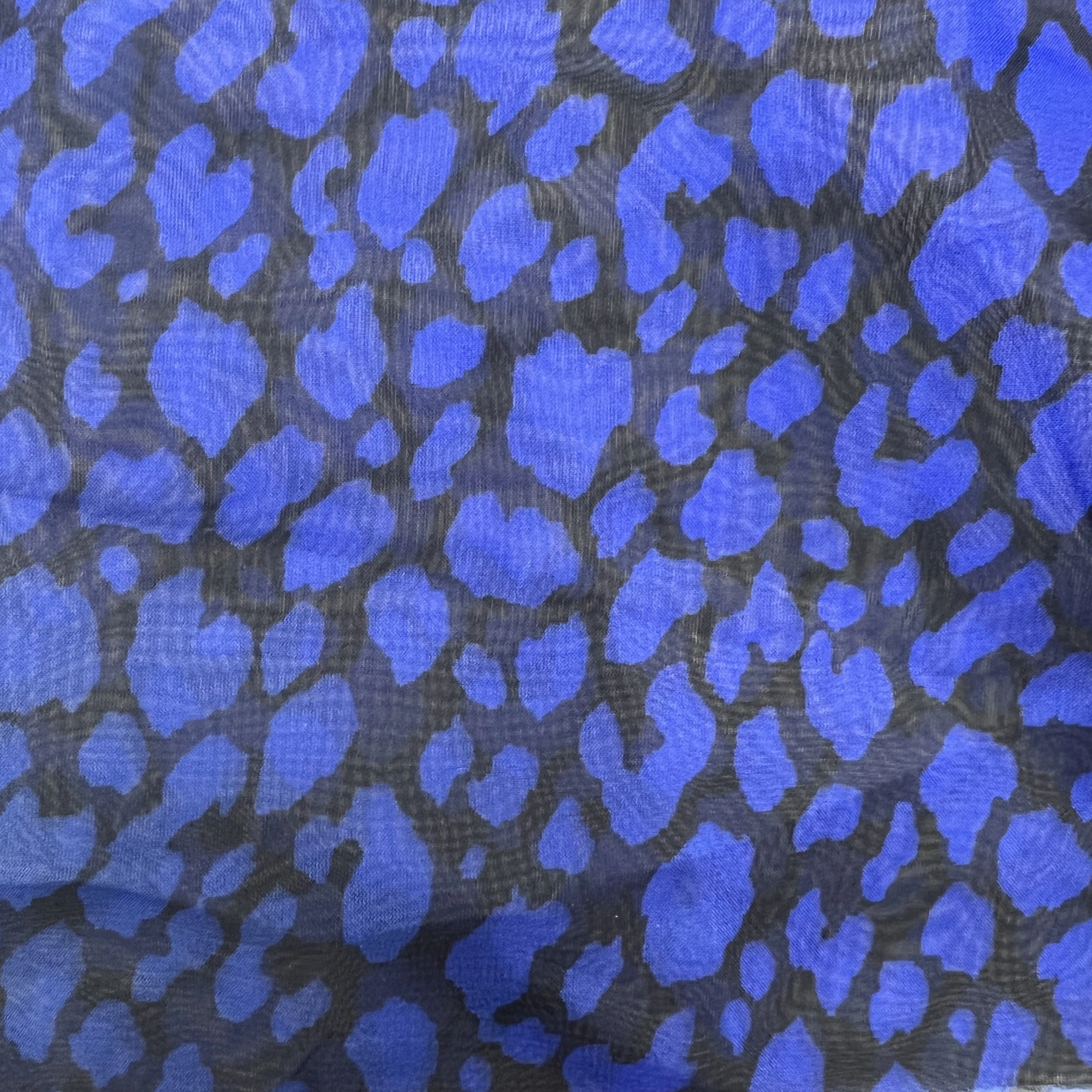 OEM&ODM best leopard digital print fabrics 50gsm 100% polyester printed tulle fabric chiffon fabrics