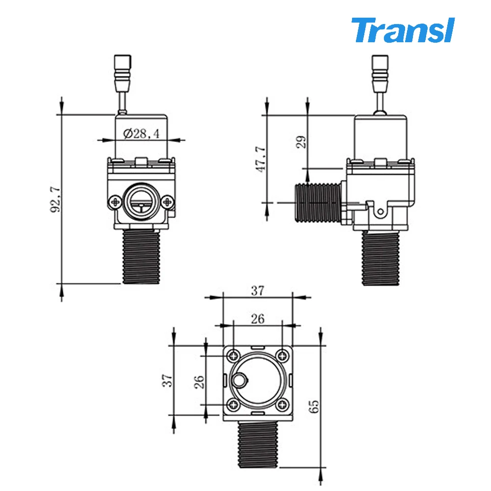 Transl dc 24v 36v smart control bistable pulse latching electric water solenoid valve for control system