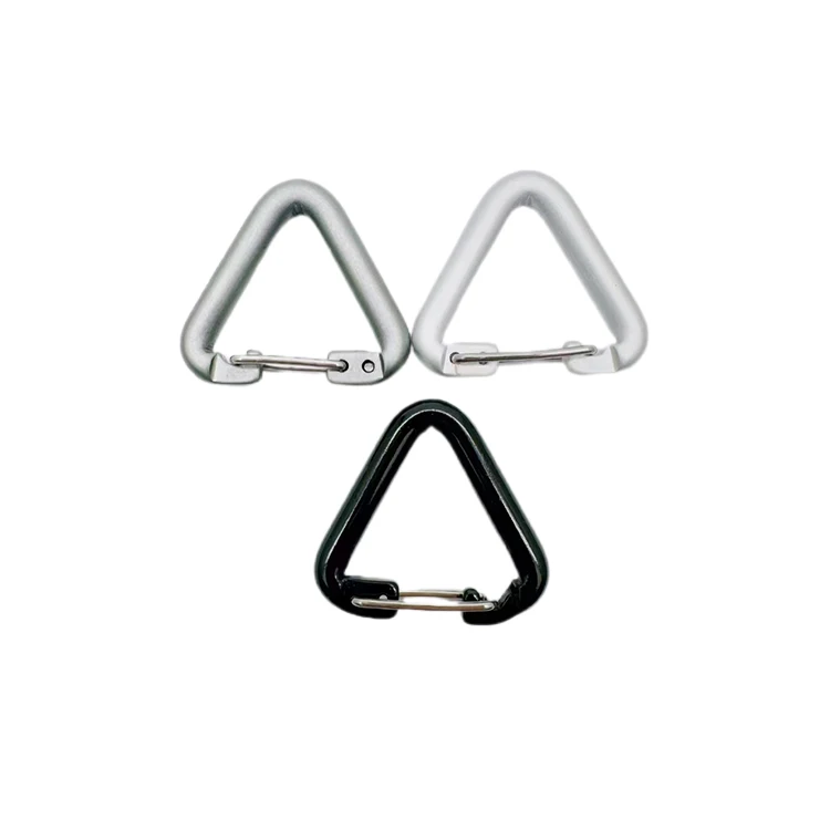 30MM Triangle Carabiner Mini Clip Custom Carabiners Aluminum Carabiner Clip Hook