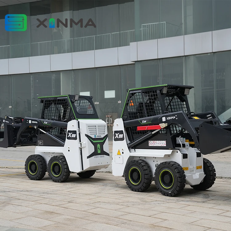 Cheap Price Compact Mini 0.36 ton Capacity Electric Skid Steer Loader for Hotel Building