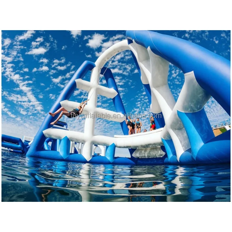 Inflatable Sea Ocean Lake Water Sport Equipment Aqua Park Inflatable Adult Floating Toy Climb Wall Floating Water Slide