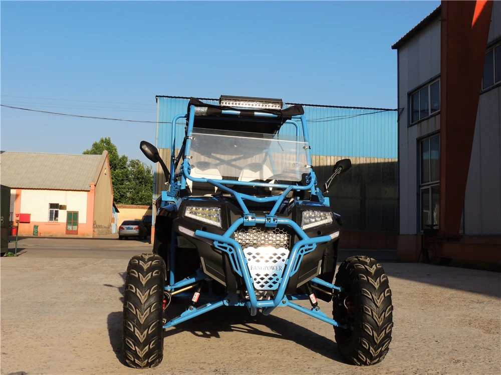 led light four wheel dune buggy off road  automatic gear 4 seater car utv