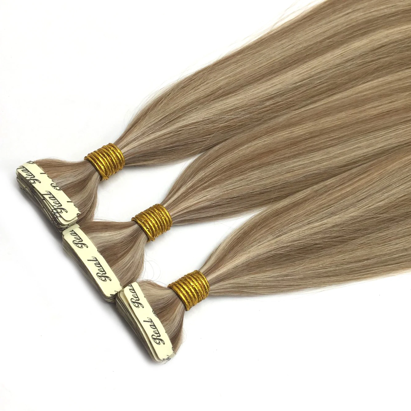 Wholesale Double Drawn Skin Weft Tape Remy Hair Natural Invisible PU Tape In Human Hair Extensions
