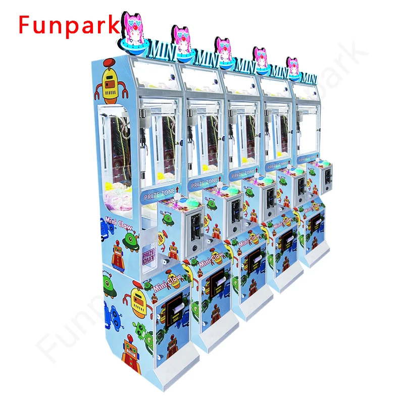 One-stop Design Mega Mini Claw Machine Prizes Stuffed Animals Crane Toy Game Machines