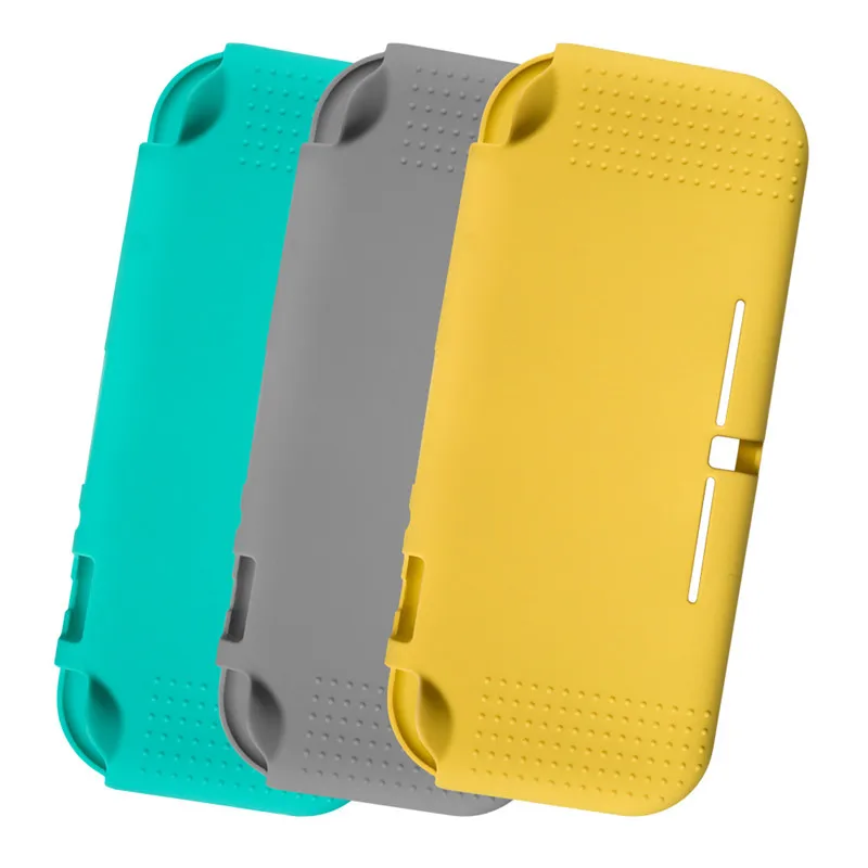 Silicone Case Shockproof Non-slip Protective Soft Full Cover for Nintendo Switch Lite Console
