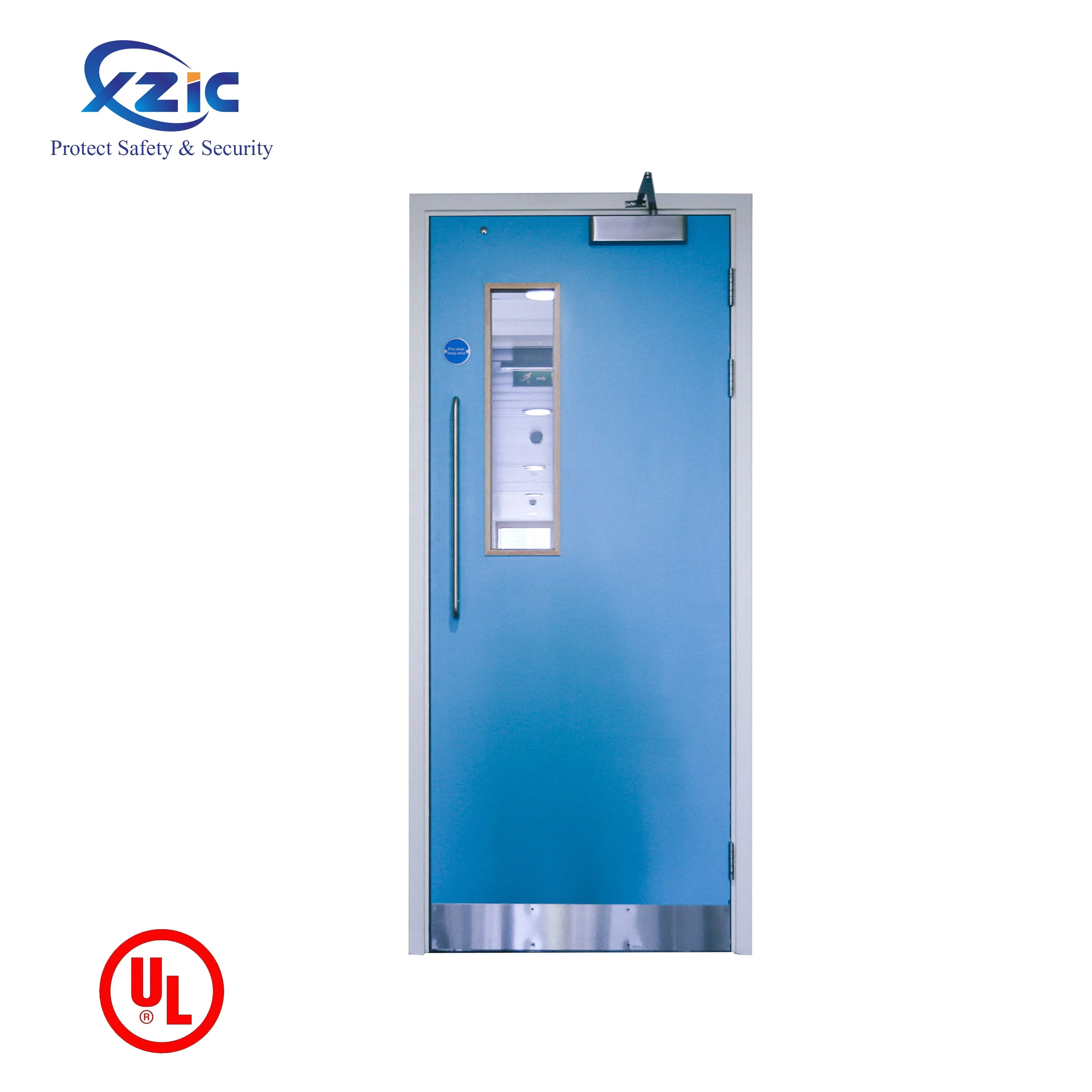 UL 3 Hours Fire Rated Steel Doors Professional Manufacturer Internal Proof Door Acoustic