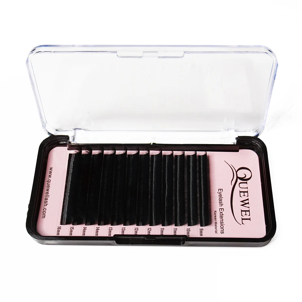 Quewel Lash Wholesale Easy Fan Eyelash Extension Private Label Eyelash Extension Easy Fan Volume Fans