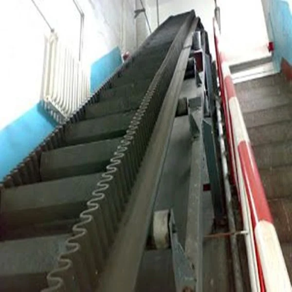 Steep angle wave shape conveyor belt&corrugated sidewall rubber conveyor belt