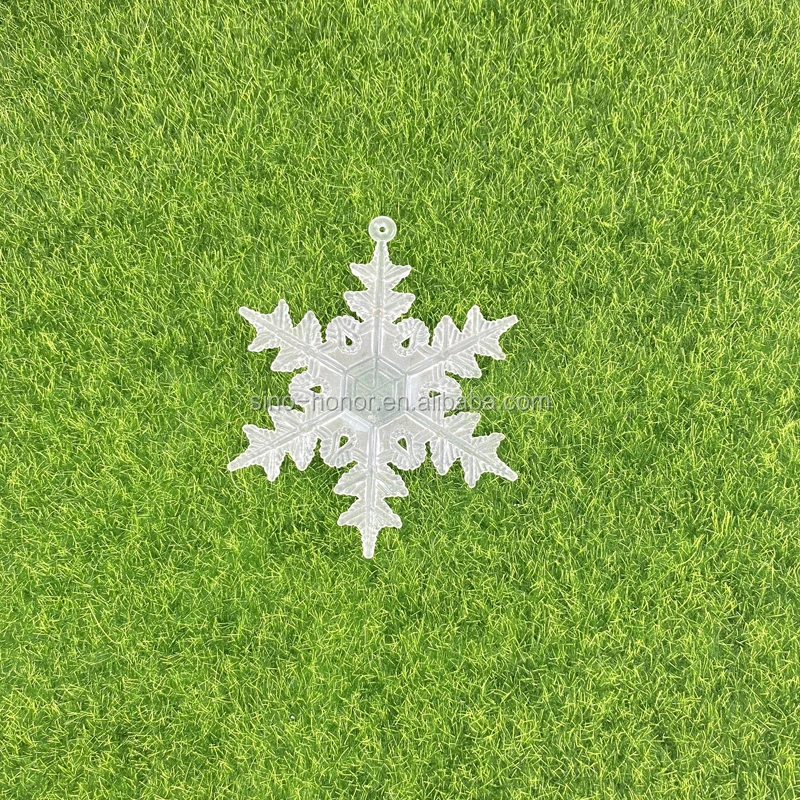 Christmas snowflake with gold glitter