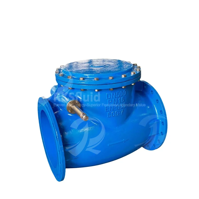 Leopard Series BS5153 Ductile Iron EPDM Flanged End Swing Check Valve PN10