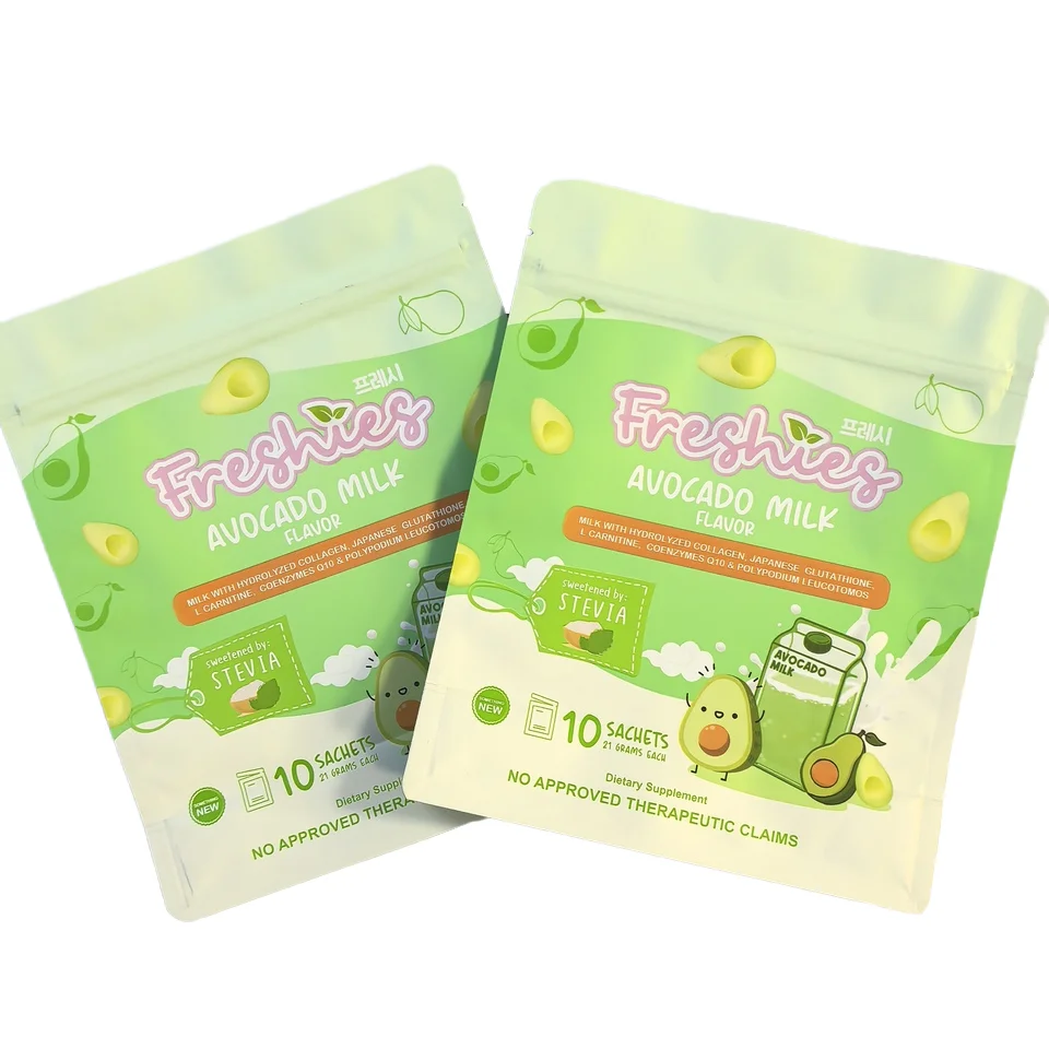 OEM anti-static sun block milk powder storage bag for  500g 1KG 25Kgs/avacado milk/whey protein milk powder pouch bag