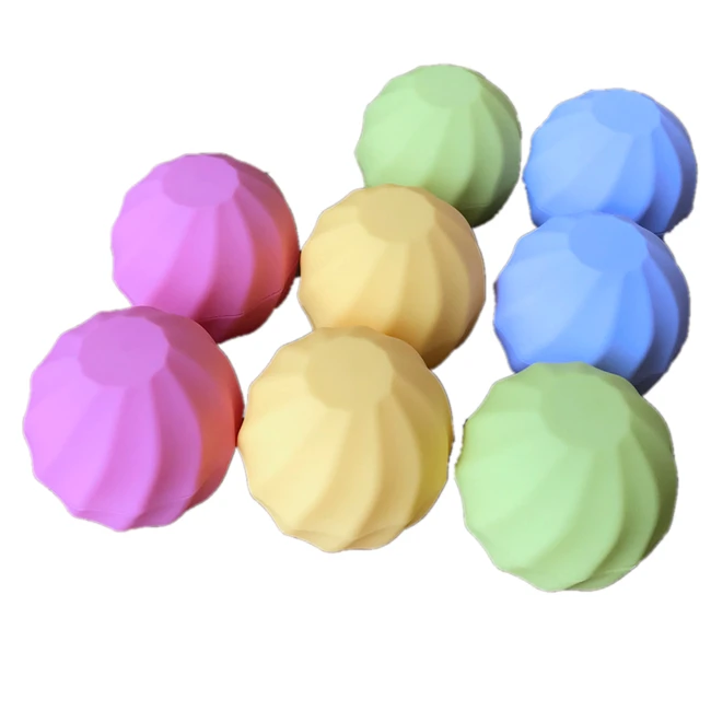 7g custom Ball shape cute unique kid chapstick gold mini empty lip balm lipstick tubes lip balm stick containers