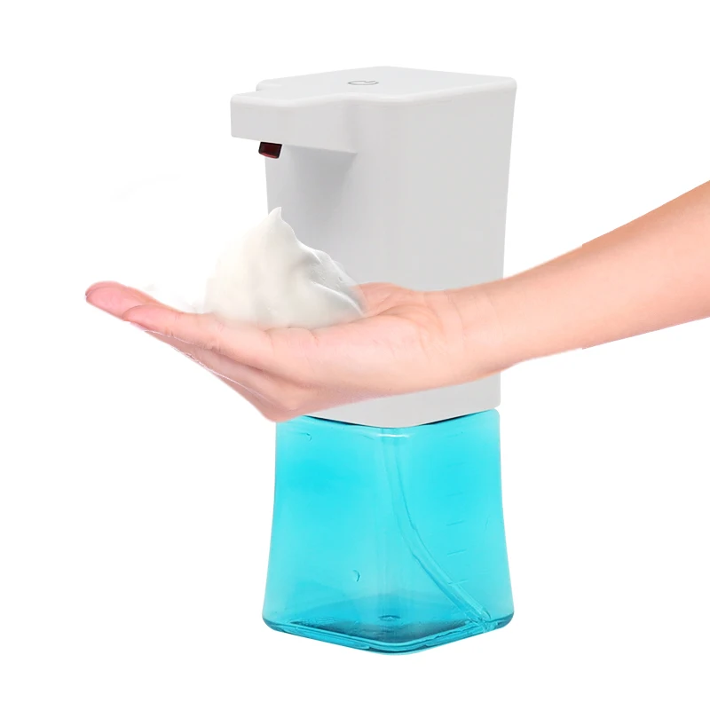 250ml Plastic Stand Smart Auto Touchless Household Hand Soap Dispenser Reusable Automatic Foam Soap Dispensers For Bathroom